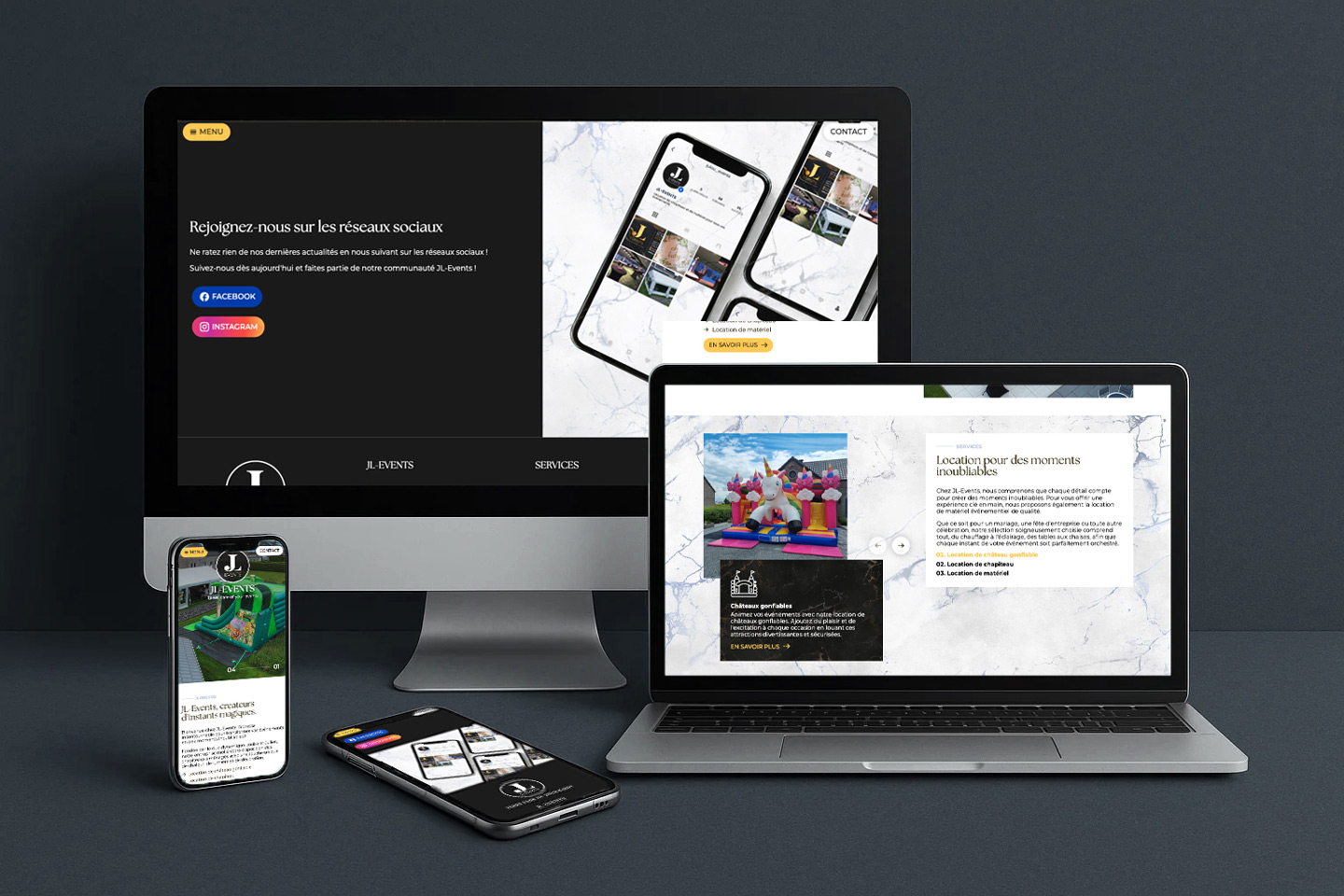 JL-Events site web
